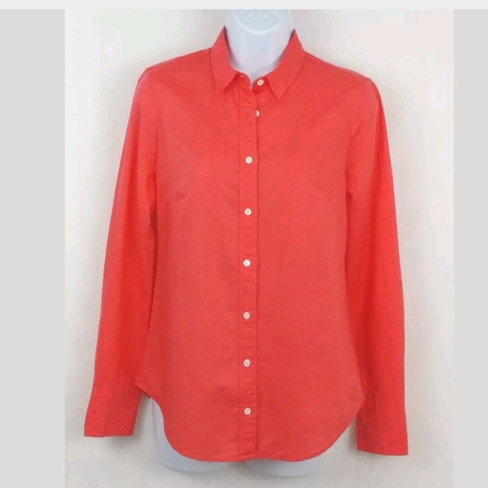 J Crew Perfect Shirt Career Blouse
Size 0